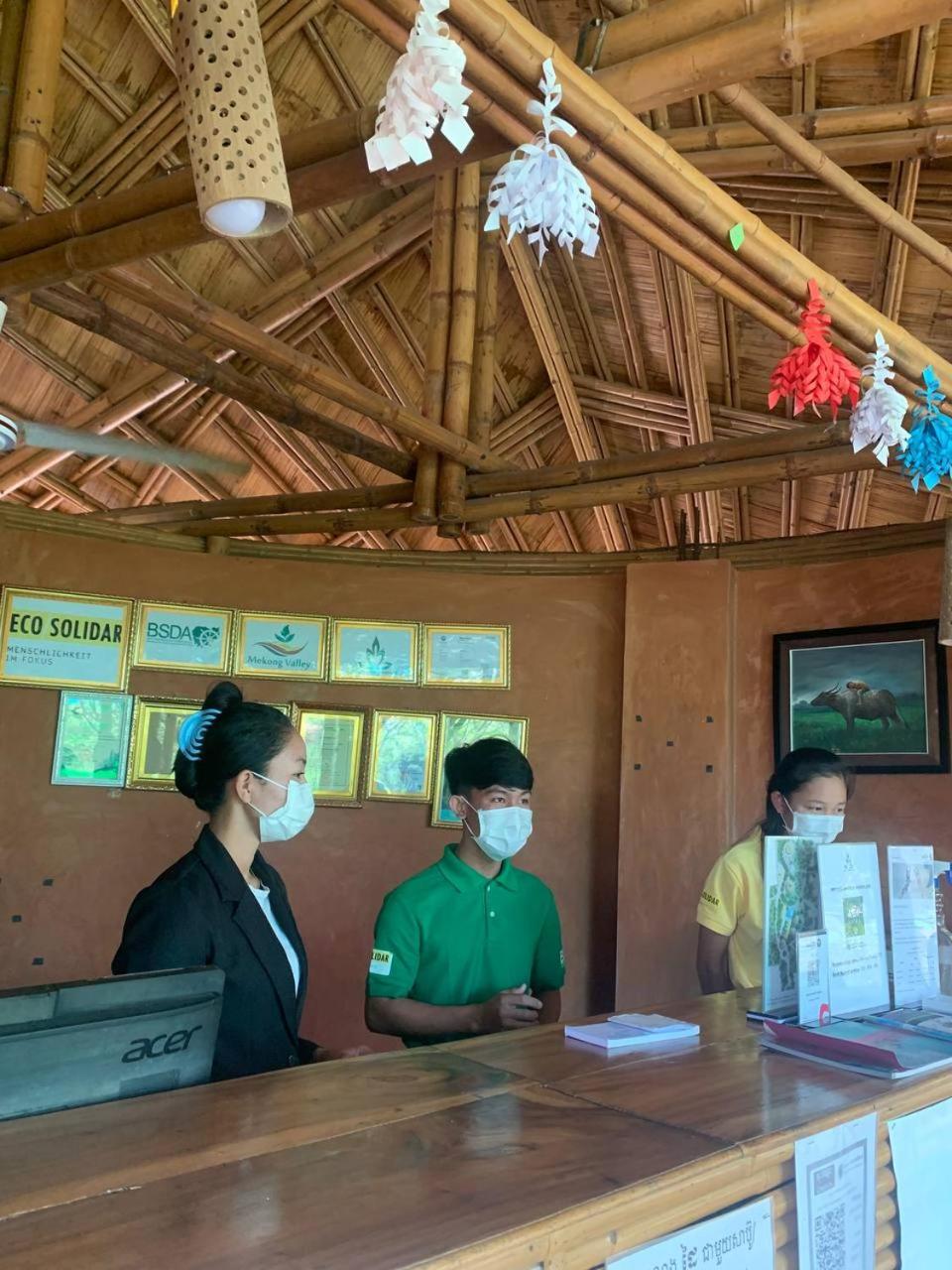 Hanchey Bamboo Resort Kampong Cham Exterior foto