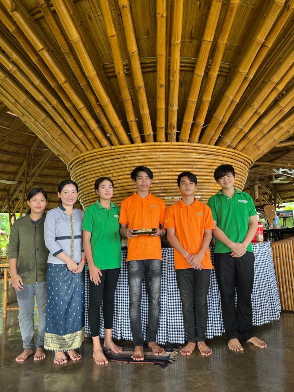 Hanchey Bamboo Resort Kampong Cham Exterior foto